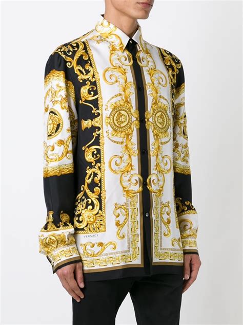 versace shirt mens|vintage versace men's shirts.